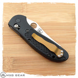 Custom Made Titanium Pocket Clip Made For Benchmade Knives