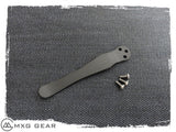 Custom Made Titanium Pocket Clip For Spyderco Knife