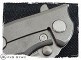 Custom Made Titanium Standoffs, Scale Screws, Pivot Screw, and LBS for Zero Tolerance ZT0562 & ZT0562CF