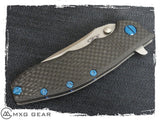 Custom Made Titanium Standoffs, Scale Screws, Pivot Screw, and LBS for Zero Tolerance ZT0562 & ZT0562CF