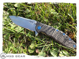 Custom Made Titanium Standoffs, Scale Screws, Pivot Screw, and LBS for Zero Tolerance ZT0562 & ZT0562CF