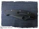 Custom Made Titanium Deep Carry Pocket Clip For Spyderco Military