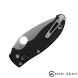 Custom Made Titanium Deep Carry Pocket Clip For Spyderco Manix 2 G10