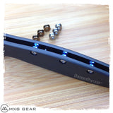 Custom Made Titanium Standoffs, Scale Screws For Kershaw Leek