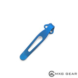 Custom Made Titanium Deep Carry Pocket Clip For Spyderco Manix 2 G10