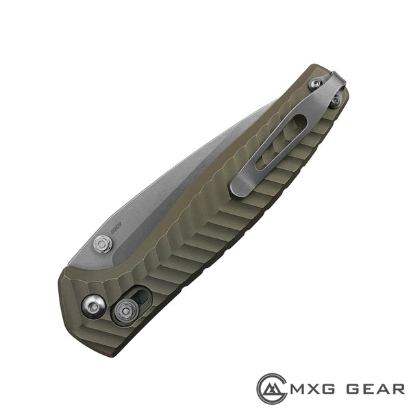 Custom Made Titanium Deep Carry Pocket Clip for Benchmade 781
