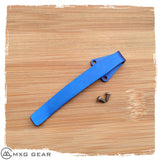 Custom Made Titanium Deep Carry Pocket Clip For Spyderco Military