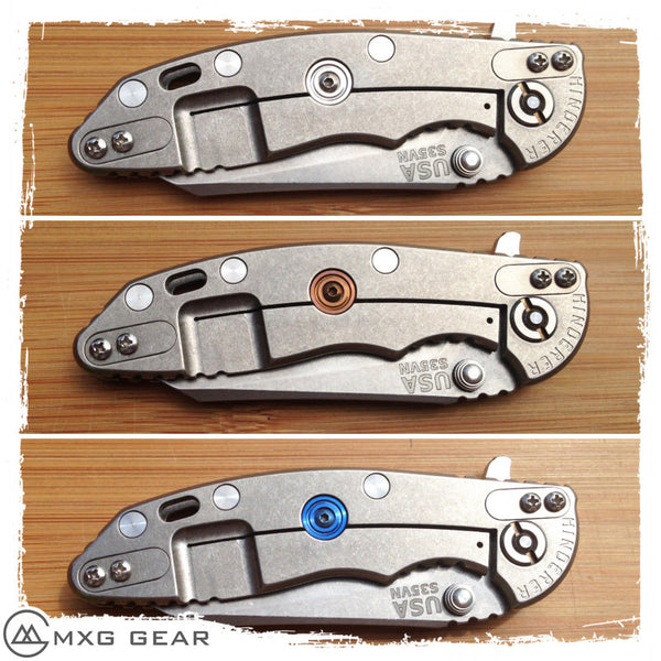 ミリム SR ＋パーツ Custom made Titanium Lock Bar Stabilizer for Rick Hinderer Knives