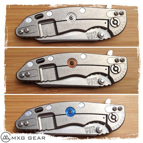 Custom made Titanium Lock Bar Stabilizer for Rick Hinderer Knives XM-18 3" & 3.5"XM-18 3" & 3.5" (LBS Only)