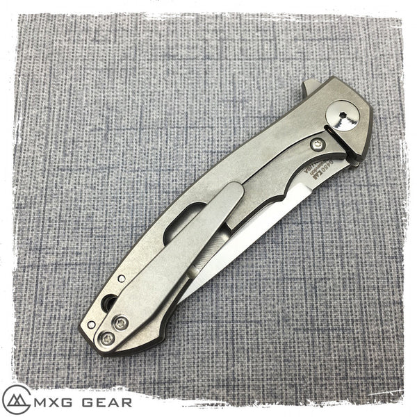 Custom Made Titanium Pocket Clip For Zero Tolerance Knives ZT0450