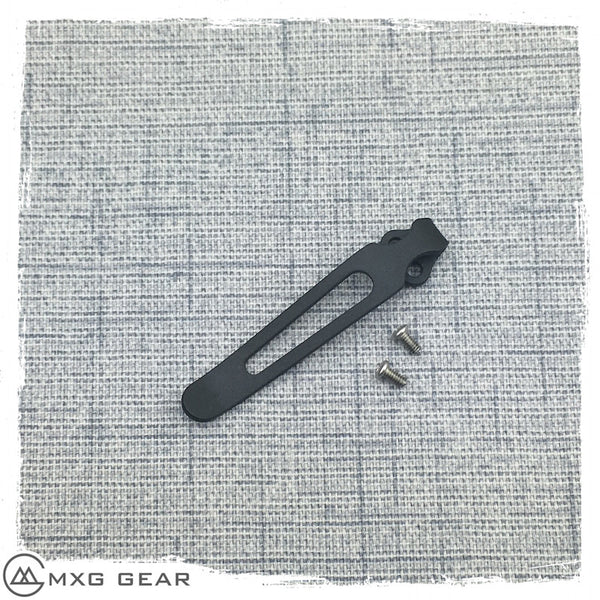 Custom Made Titanium Deep Carry Pocket Clip For Zero Tolerance