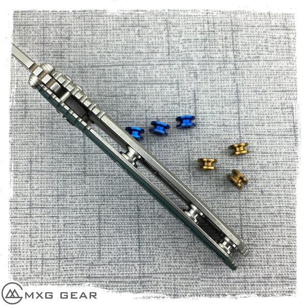 Rick Hinderer Knives XM18 XM24 Custom 5pc Titanium Pocket Clip