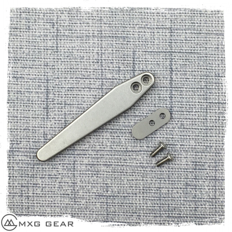 Custom made titanium clip for Rick Hinderer Knives XM-18 3" & 3.5" & Eklipse