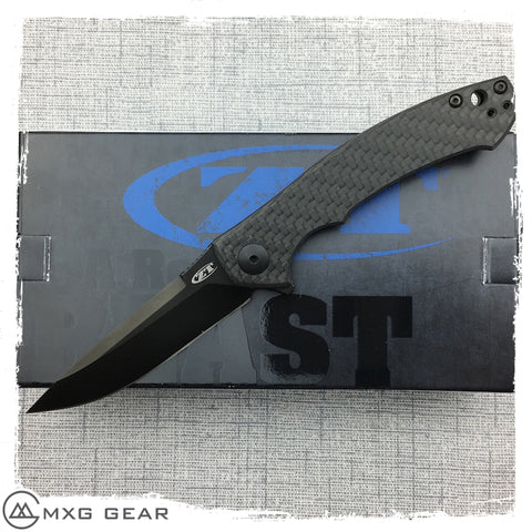 New Zero Tolerance 0450CF Flipper Knife Carbon Fiber