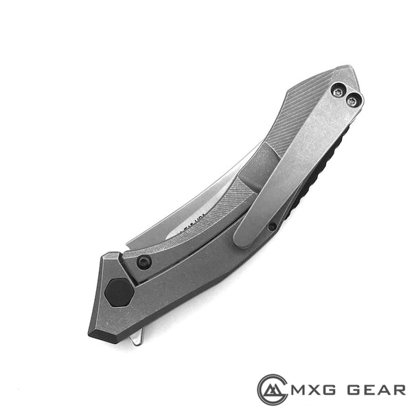 Custom Made Titanium Pocket Clip For Zero Tolerance ZT0460 – MXG Gear