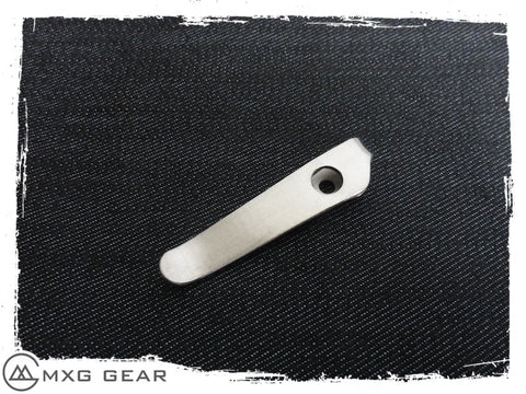 Custom Made Titanium Deep Carry Pocket Clip For Strider Knives