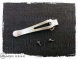 Custom Made Titanium Deep Carry Pocket Clip Made For Kershaw 1620 Scallion