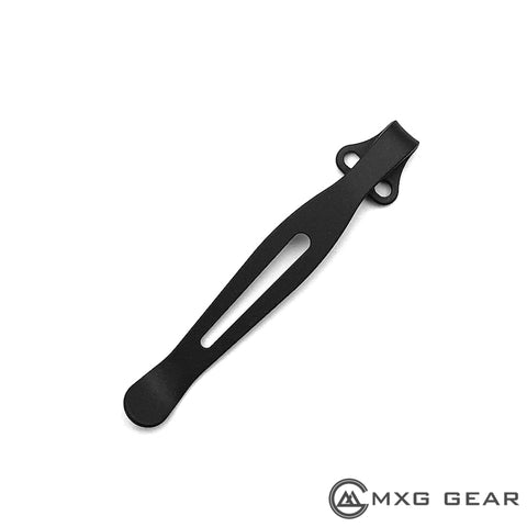 Titanium Deep Carry Pocket Clip For Cold Steel Hold Out & Ti Lite 26SP Knives – Black