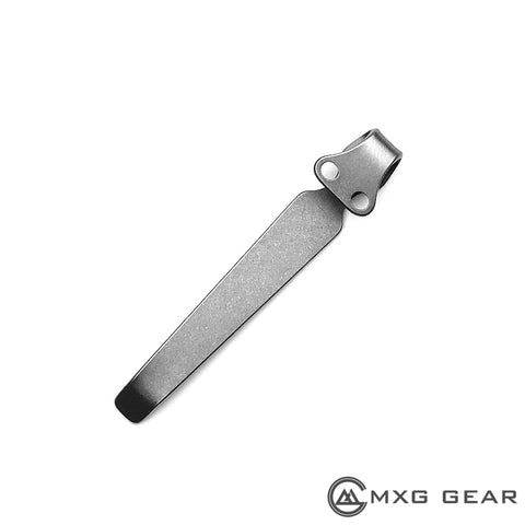 mxg gear deep carry clip Custom Made Titanium Deep Carry Pocket Clip For Spyderco Knife – MXG Gear