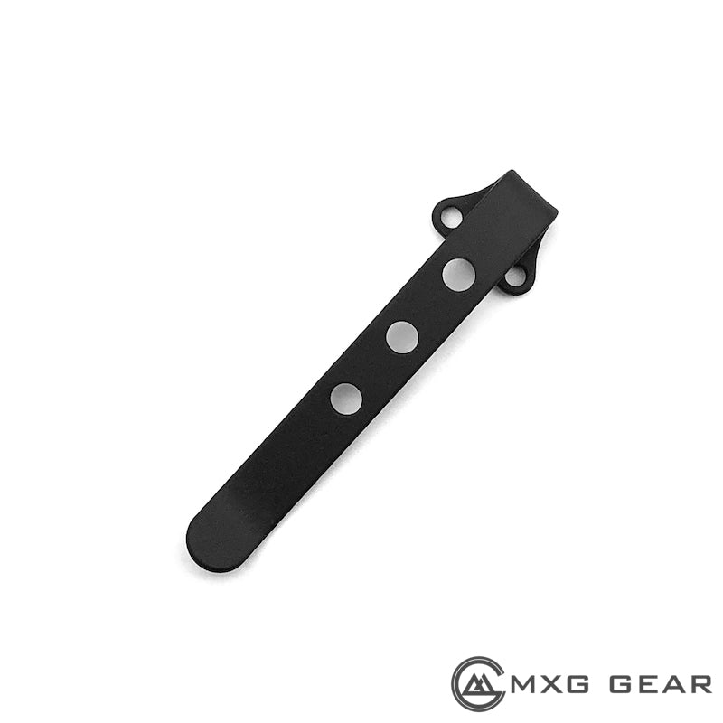 Custom Made Titanium Deep Carry Pocket Clip For Kershaw Knockout