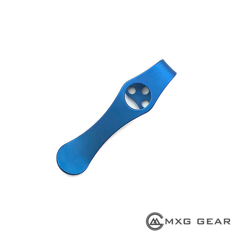 mxg gear deep carry clip Custom Made Titanium Deep Carry Pocket Clip For Spyderco Para 3 (with – MXG Gear