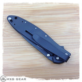Custom Made Titanium Tip-Down Deep Carry Pocket Clip For Kershaw Knives