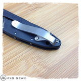 Custom Made Titanium Deep Carry Pocket Clip For Kershaw Leek