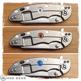 Custom made Titanium Lock Bar Stabilizer for Rick Hinderer Knives XM-18 3" & 3.5"XM-18 3" & 3.5" (LBS Only)