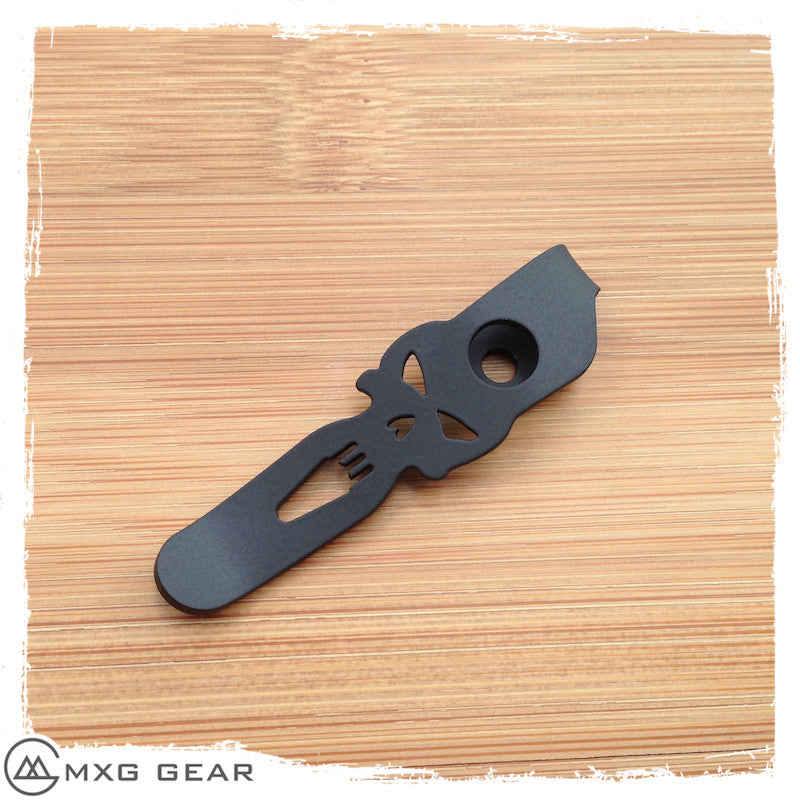Custom Made Titanium Deep Carry Pocket Clip For Strider Knives – MXG Gear