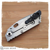 Custom Made Titanium Deep Carry Pocket Clip For Strider Knives