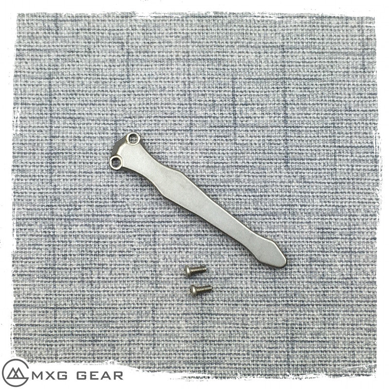 mxg gear clip Custom Made Titanium Pocket Clip For Benchmade Knives – MXG Gear