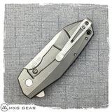 Custom Made Titanium Deep Carry Pocket Clip For Zero Tolerance ZT0456