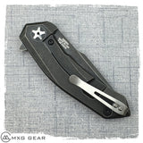 Custom Made Titanium Deep Carry Pocket Clip For Zero Tolerance ZT0095