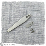Custom made titanium clip for Rick Hinderer Knives XM-18 3" & 3.5" & Ecklipse