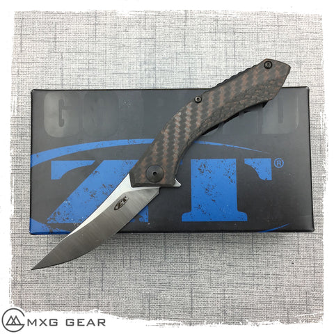 New Zero Tolerance 0460 Flipper Knife Carbon Fiber