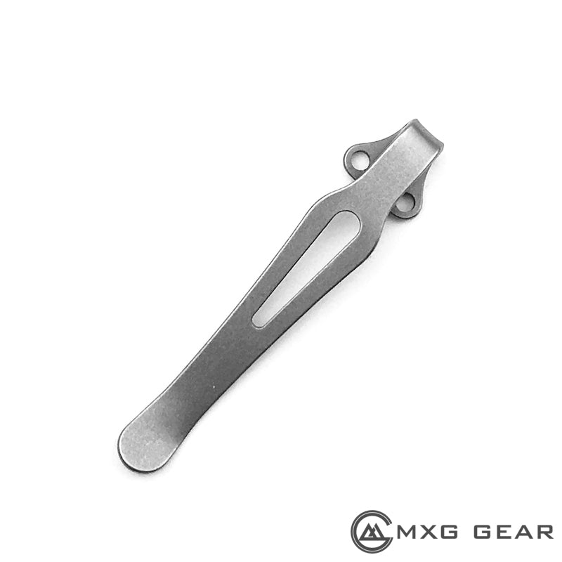 Custom Made Titanium Deep Carry Pocket Clip Made For Benchmade Knives