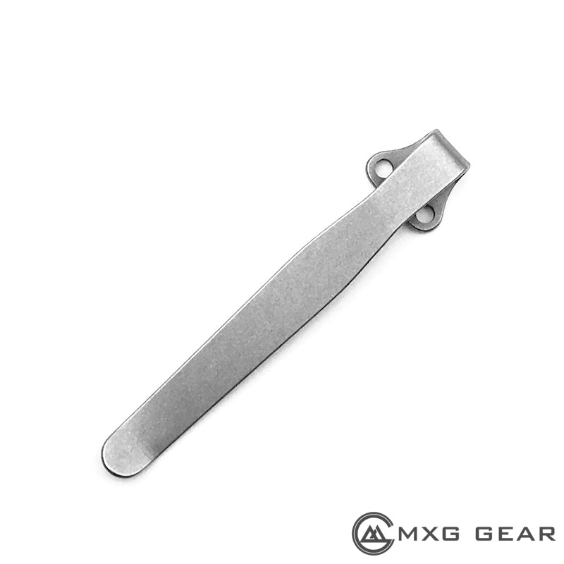 Custom Made Titanium Deep Carry Pocket Clip Made For Benchmade Knives – MXG Gear